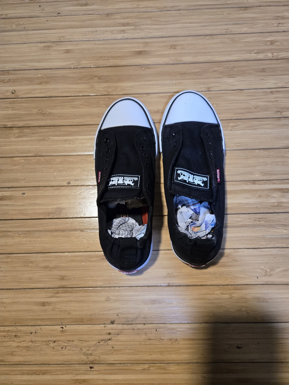 Vans Women Black Slip-On Canvas Sneakers